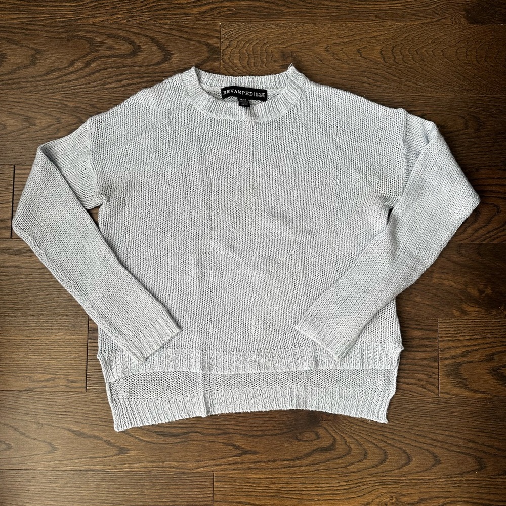 Revamped knit sweater-size M